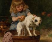 Bath Day - 路易斯·玛丽·德·施莱佛